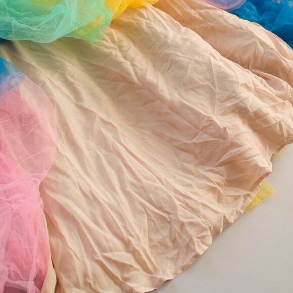 J CREW RAINBOW TULLE MAXI SKIRT - Picture 3 of 7